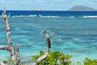 Vue sur les îlots en face de l'Ile Plate